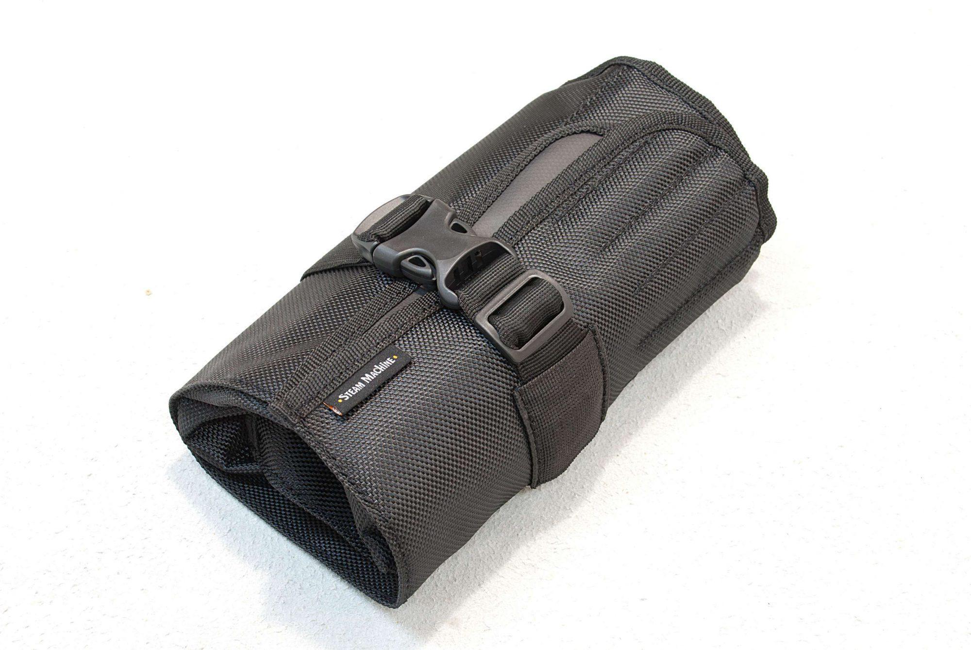 Сумка скрутка для инструмента ToolRoll S40, цвет черный, черная окантовка