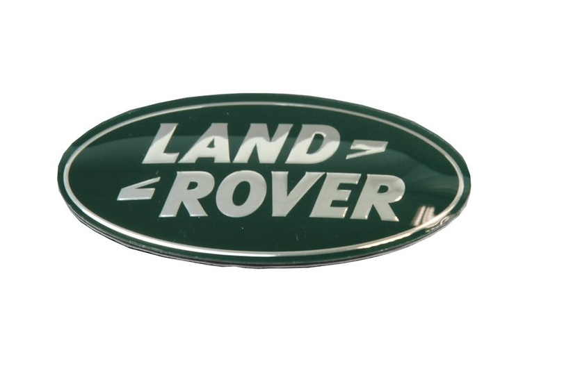Эмблема Land Rover на решетку радиатора зеленая