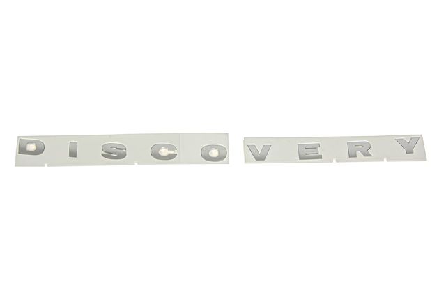 Надпись DISCOVERY на капот Discovery 4 2013- рестайлинг, хромированная