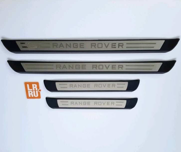 Накладки на пороги LAND ROVER RANGE ROVER VOGUE ( 2002-2013 ) комплект 4 шт.