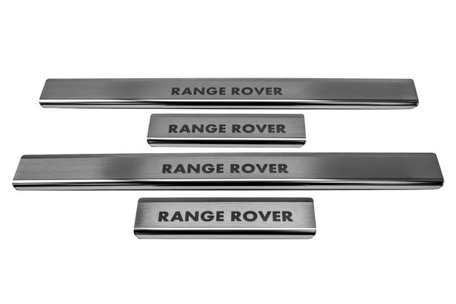 Накладки на пороги RANGE ROVER III 2002-2012 PREMIUM комплект 4 шт нержавеющая сталь