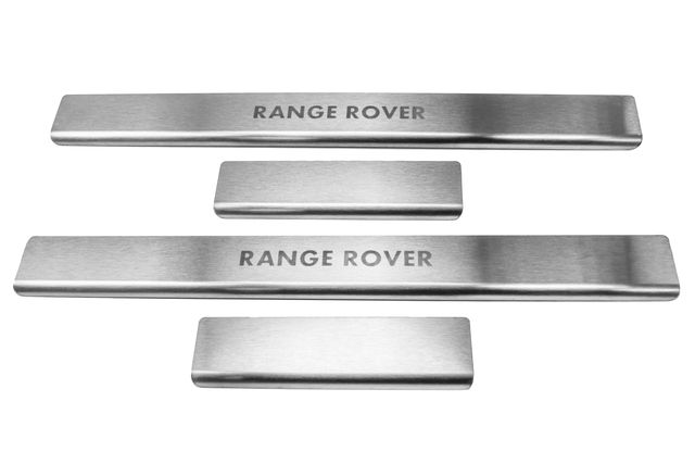 Накладки на пороги RANGE ROVER III 2002-2012 STANDART комплект 4 шт нержавеющая сталь