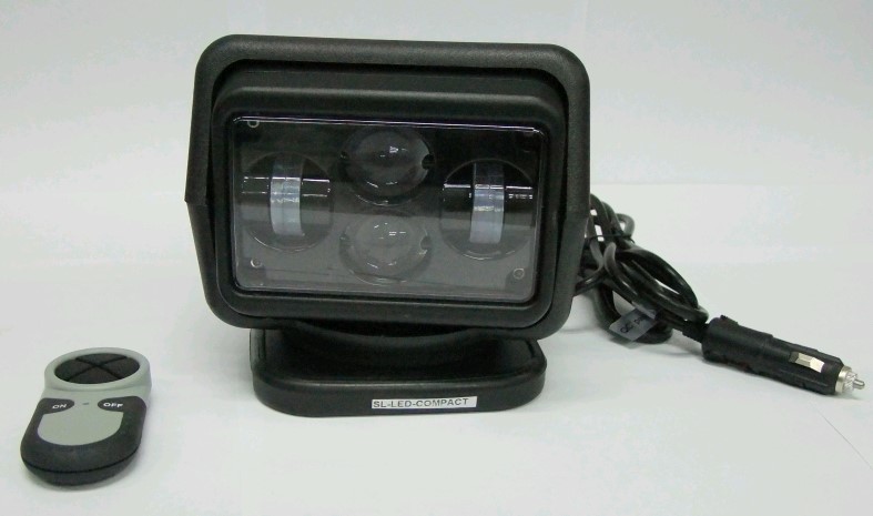 Фара искатель прожектор светодиодная с дистанционным управлением, компактная
