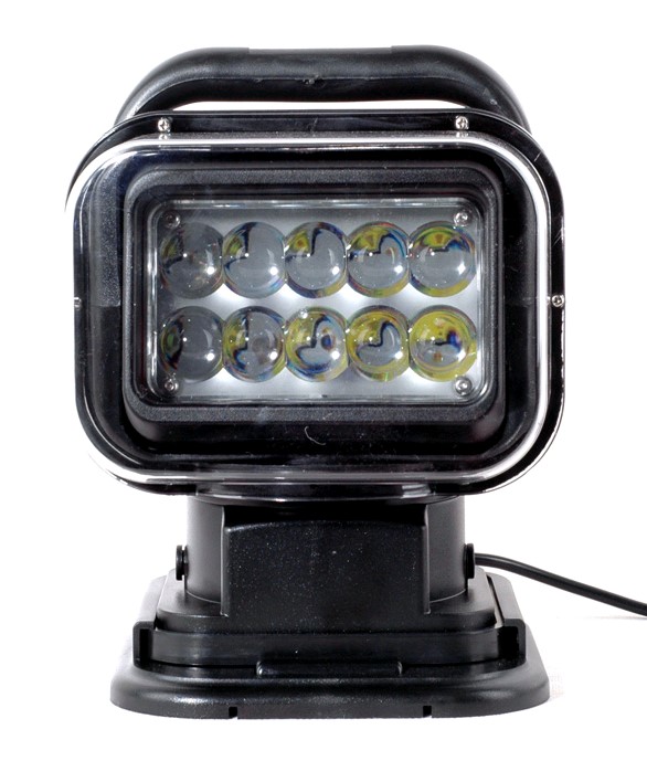 Фара искатель прожектор светодиодная с дистанционным управлением, 12 вольт,
